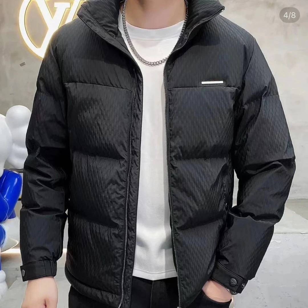 加厚90绒羽绒服 保暖男装时尚经典黑色26336