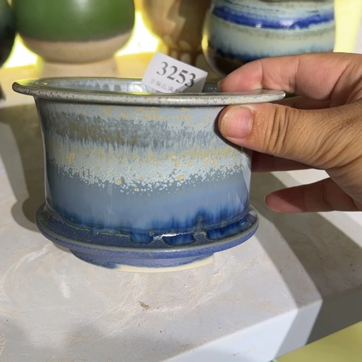 口10 手工花盆满30包邮