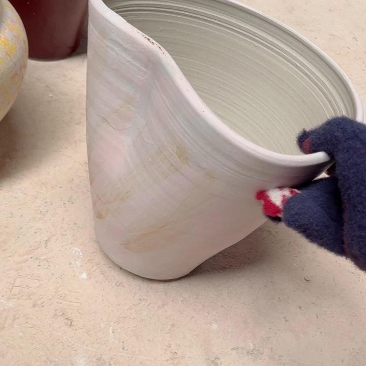 瓷片口25高25瑕景德镇陶瓷