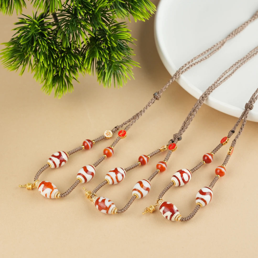 壹加师姐｜手工设计红肉cc多宝玛瑙项链多样性发一9045M