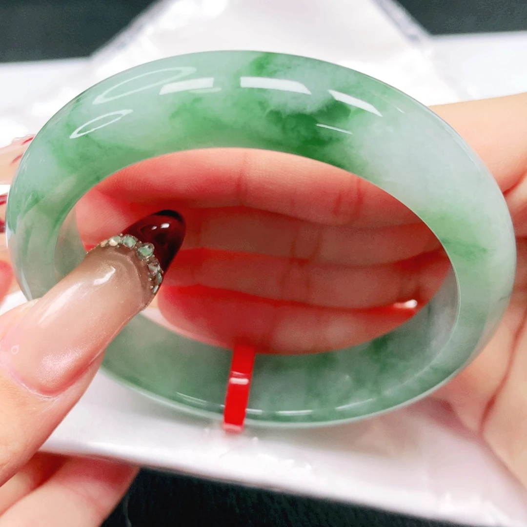 翡翠未镶嵌手镯56