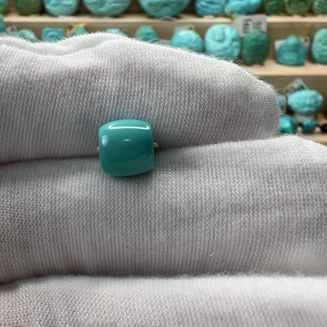 未镶嵌绿松石直切珠7.6x7.3mm