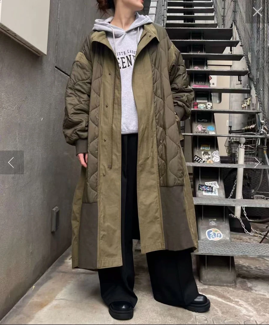 N女装棉衣棉服宽松型时尚秋冬休闲宽松大版棉服25111647