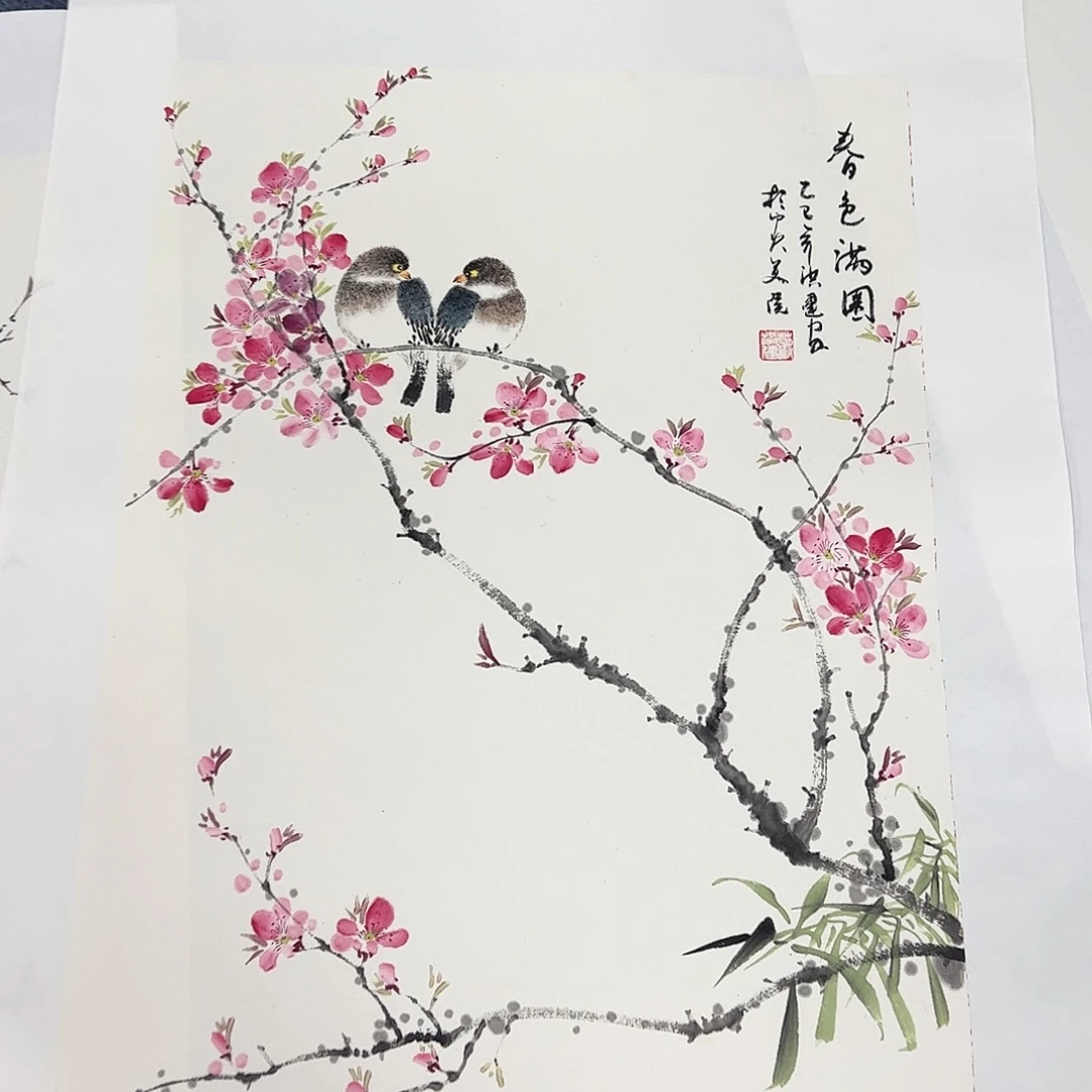 国画国画作品宣纸纯手绘