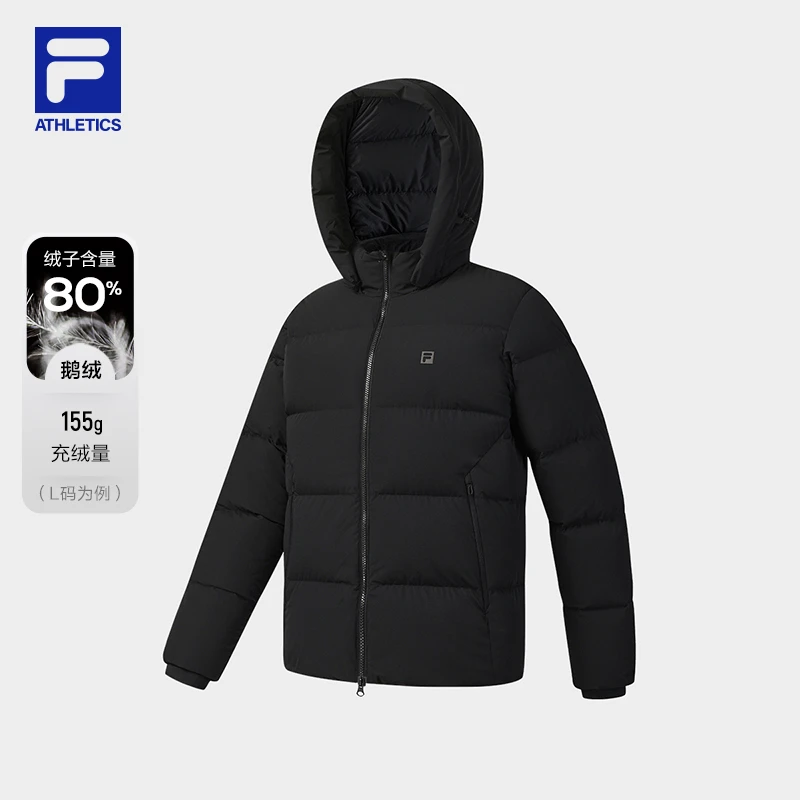 Fila/斐乐男士羽绒服【加厚保暖】冬季新款鹅绒连帽上衣A11M541909F