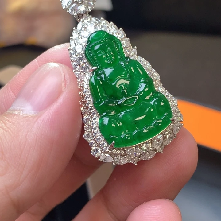 翡翠未镶嵌戒指天然翡翠