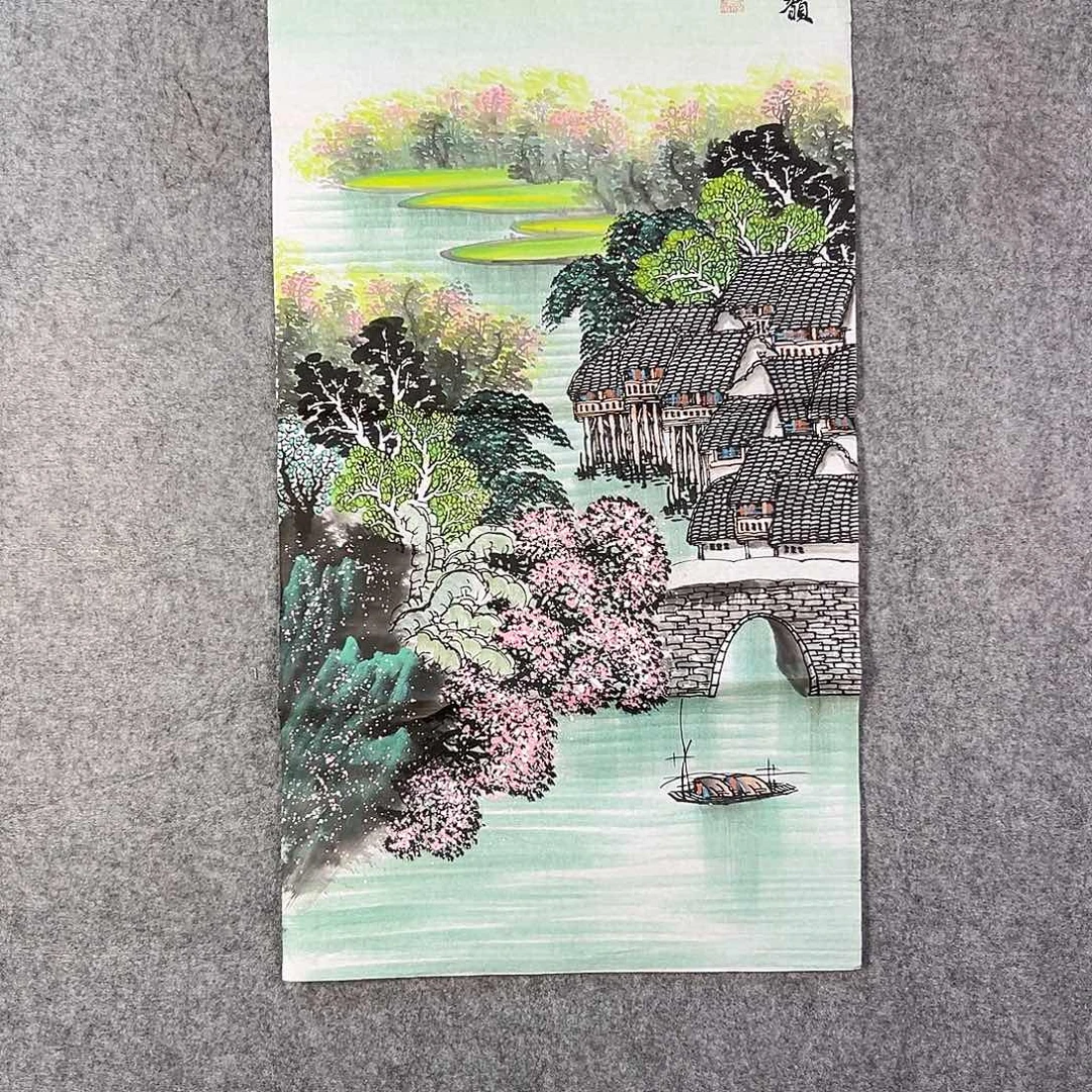 国画345 花鸟在此处飞翔也不太
