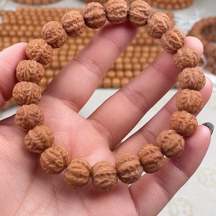 猴头核桃手串泛油京八棱