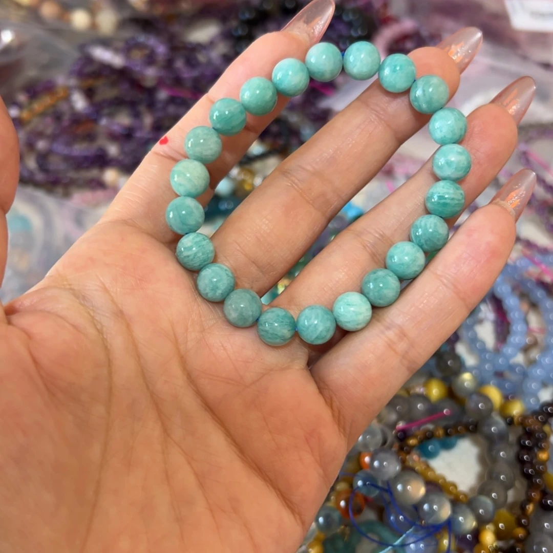 水晶手链未镶嵌天河石8