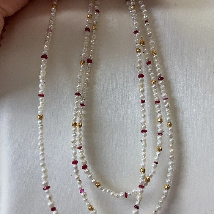 海水珍珠颈饰银S925镶嵌