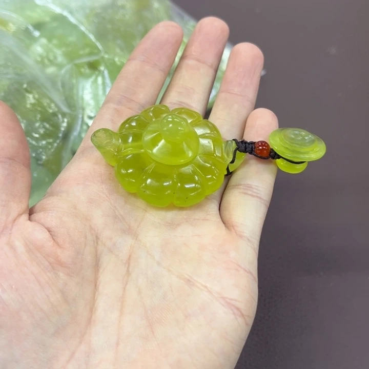 蛇纹石玉未镶嵌手把件