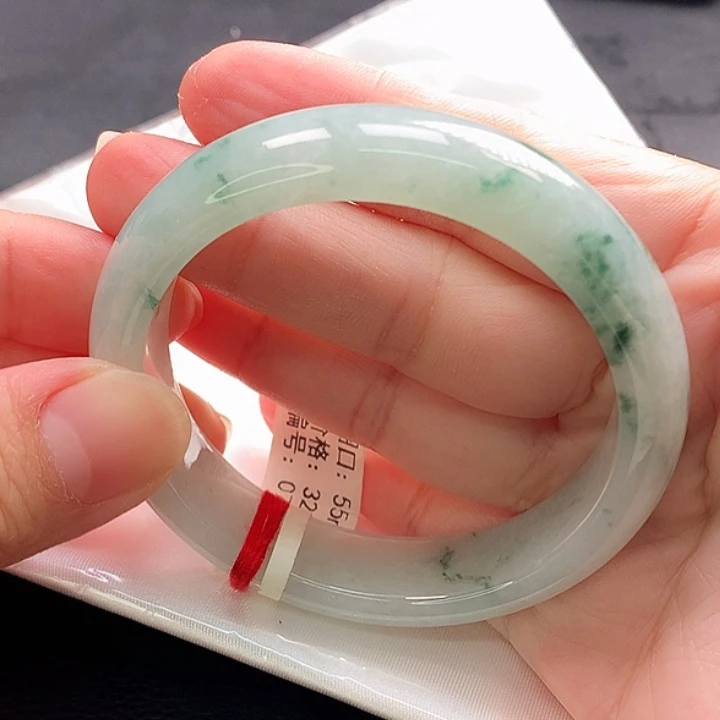 翡翠未镶嵌手镯手镯55