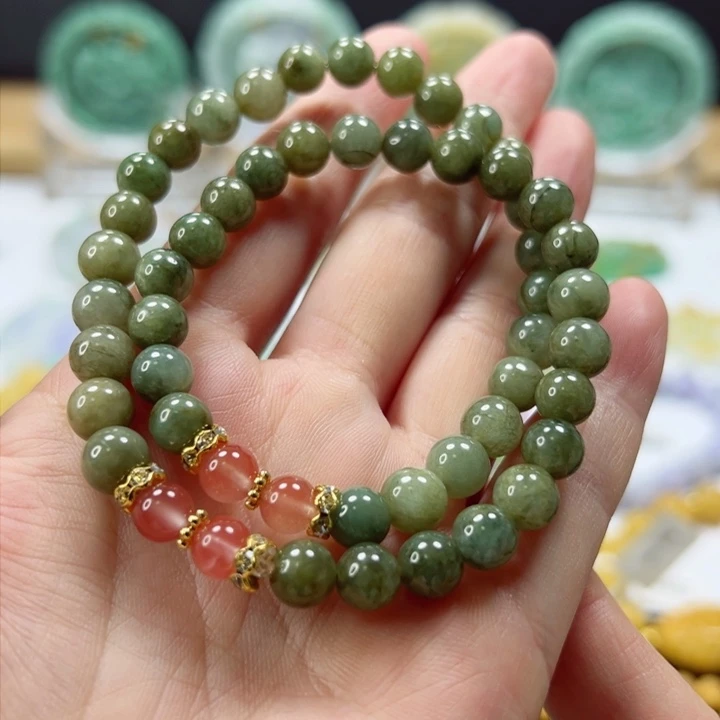 未镶嵌手链翡翠手串