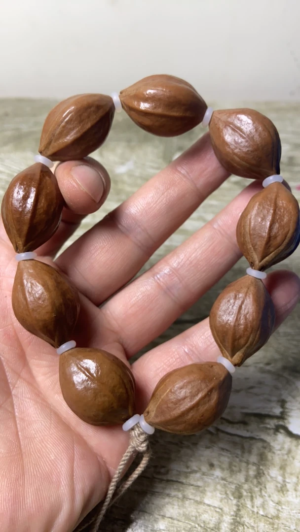 老核手串四花橄榄核手串素核