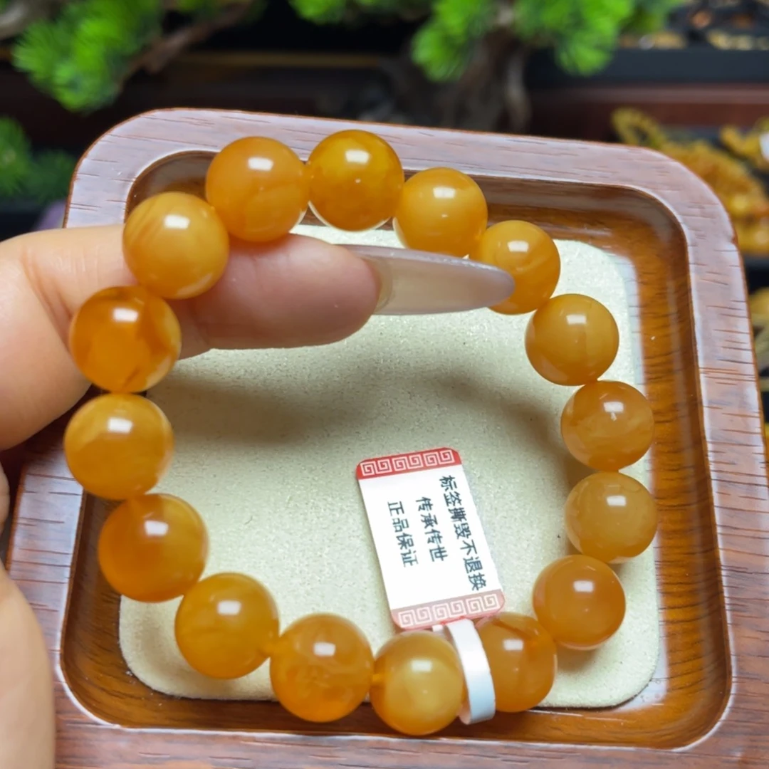 蜜蜡手链未镶嵌手串