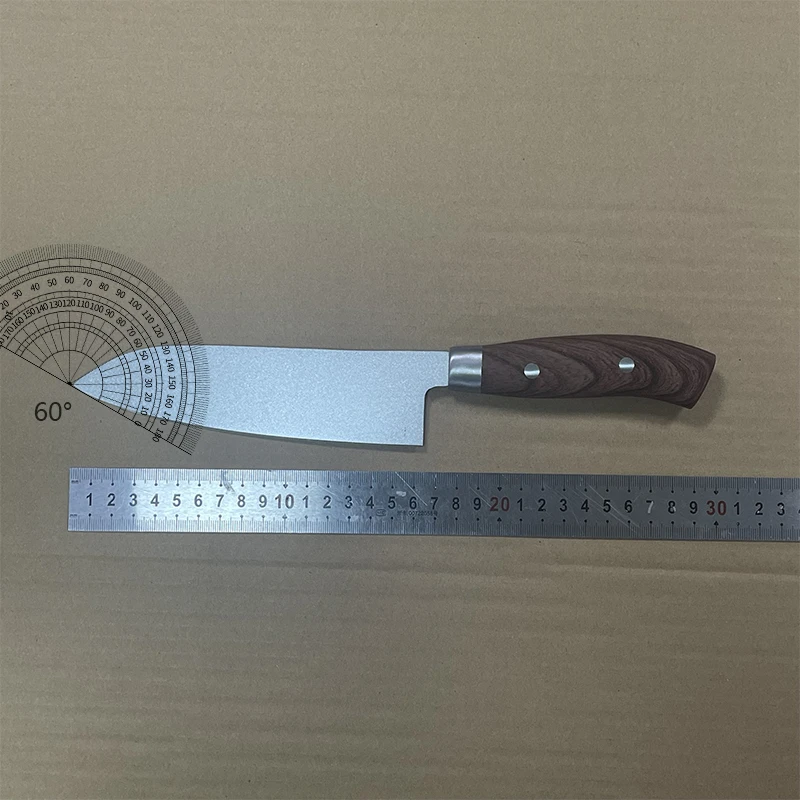 家用单边排气孔三德料理刀切菜切肉小厨刀