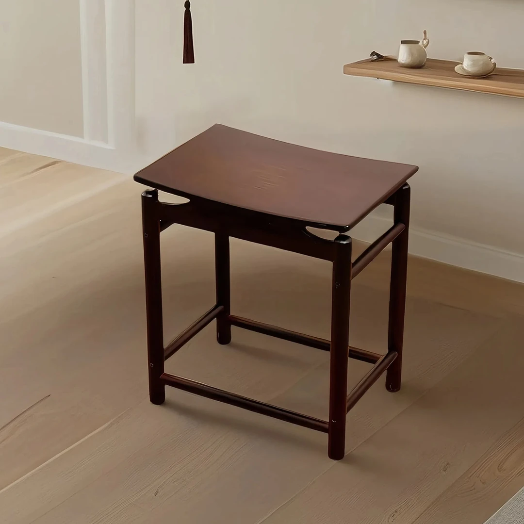 茶桌茶台泡茶凳书法桌配套元宝凳办公室家用茶室休闲喝茶凳