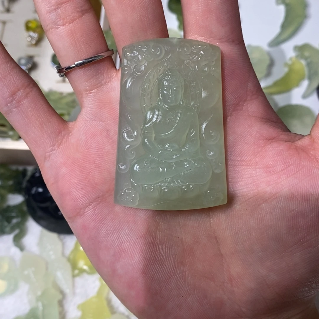 你***心未镶嵌岫玉吊坠(不含链)