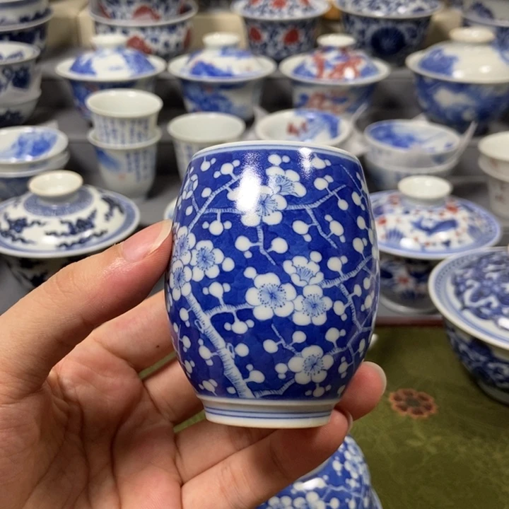 衙***店景德查窑手工手绘