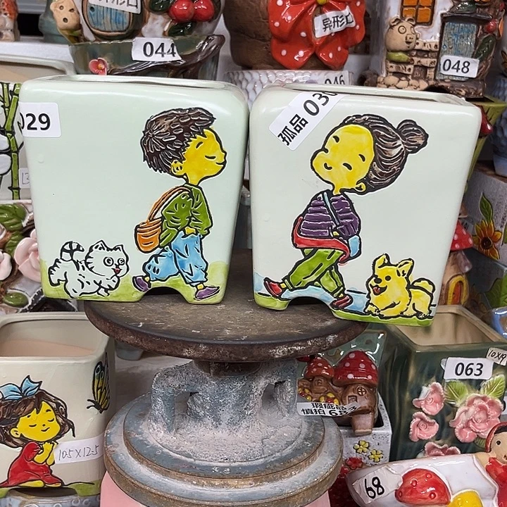 花盆紫砂粗陶材质多肉花盆