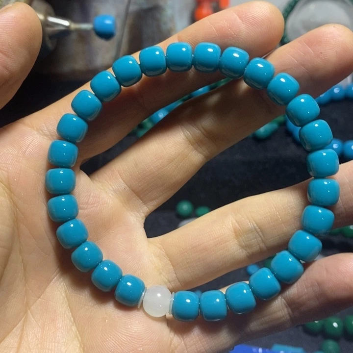 ಡ***⁴非金属暴力蓝8mm老型手串