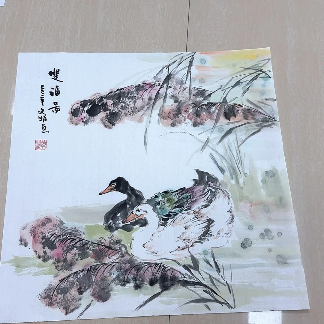 国画国画作品展。国画