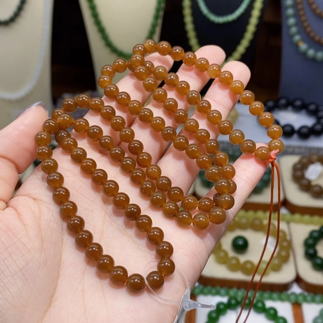 和田玉未镶嵌毛衣链卡6