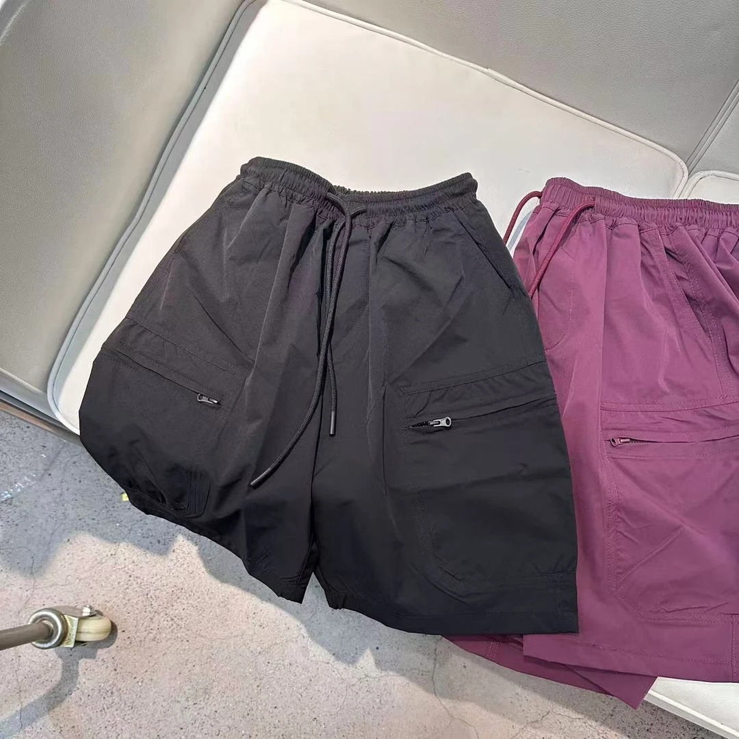 工装拉链短裤~夏季时尚百搭夏款休闲宽松工装纯色潮流大童短裤