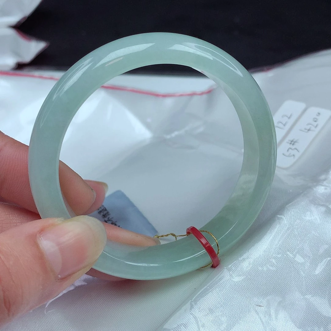 翡翠手镯未镶嵌53圈722