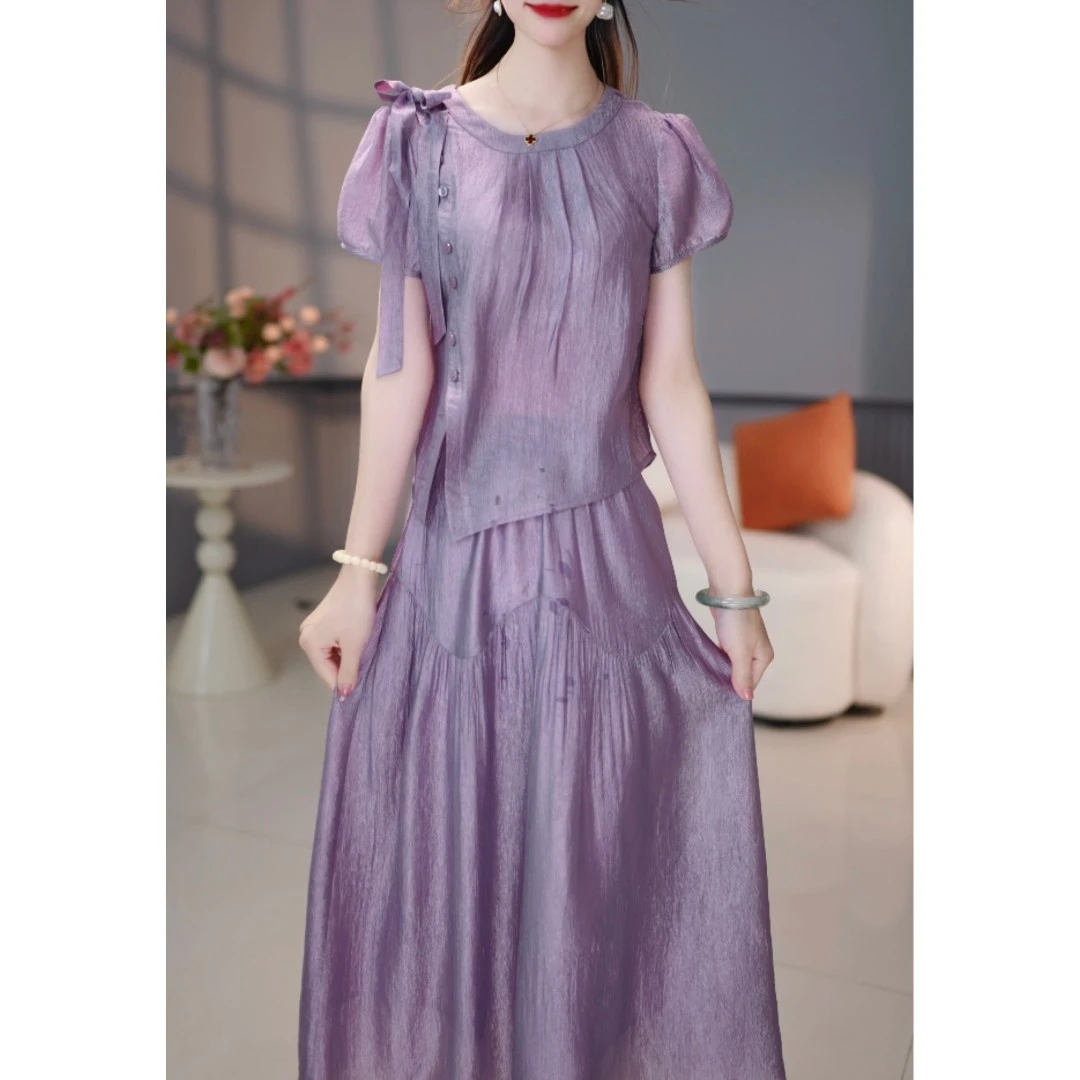 【套装定制】B939图片色上衣套裙优雅气质时尚减龄休闲显瘦夏季收腰