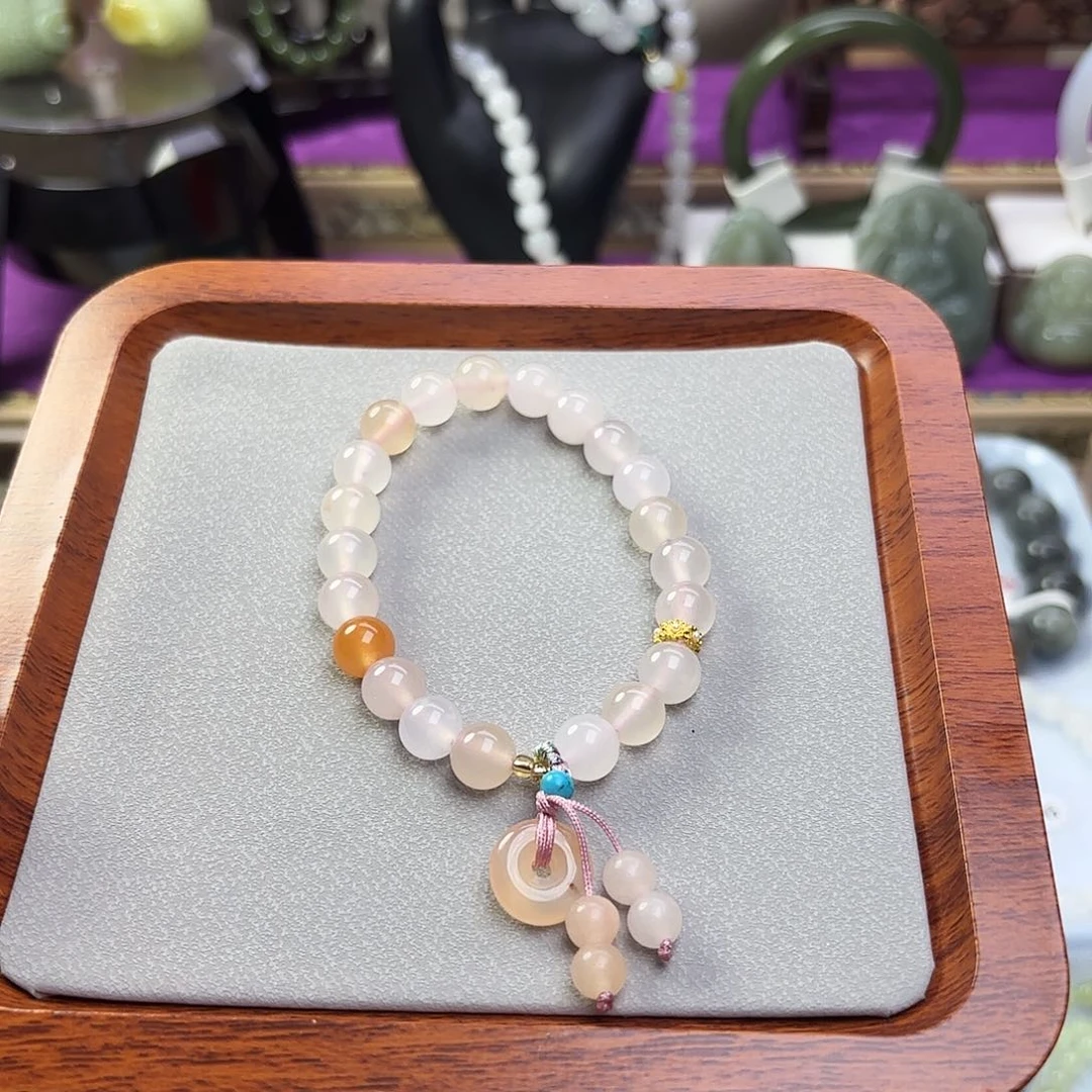 玛瑙/玉髓手链合金