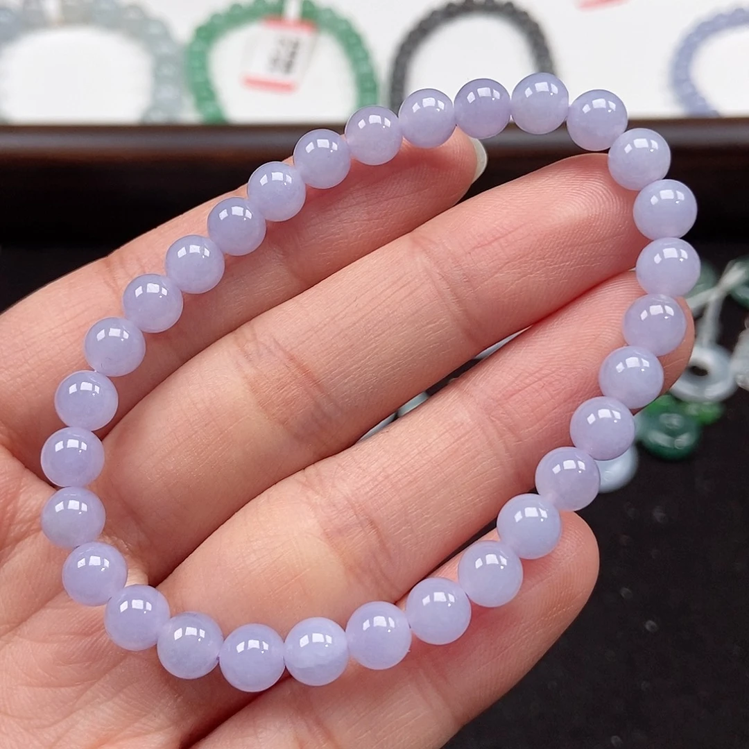 翡翠未镶嵌手串卡6