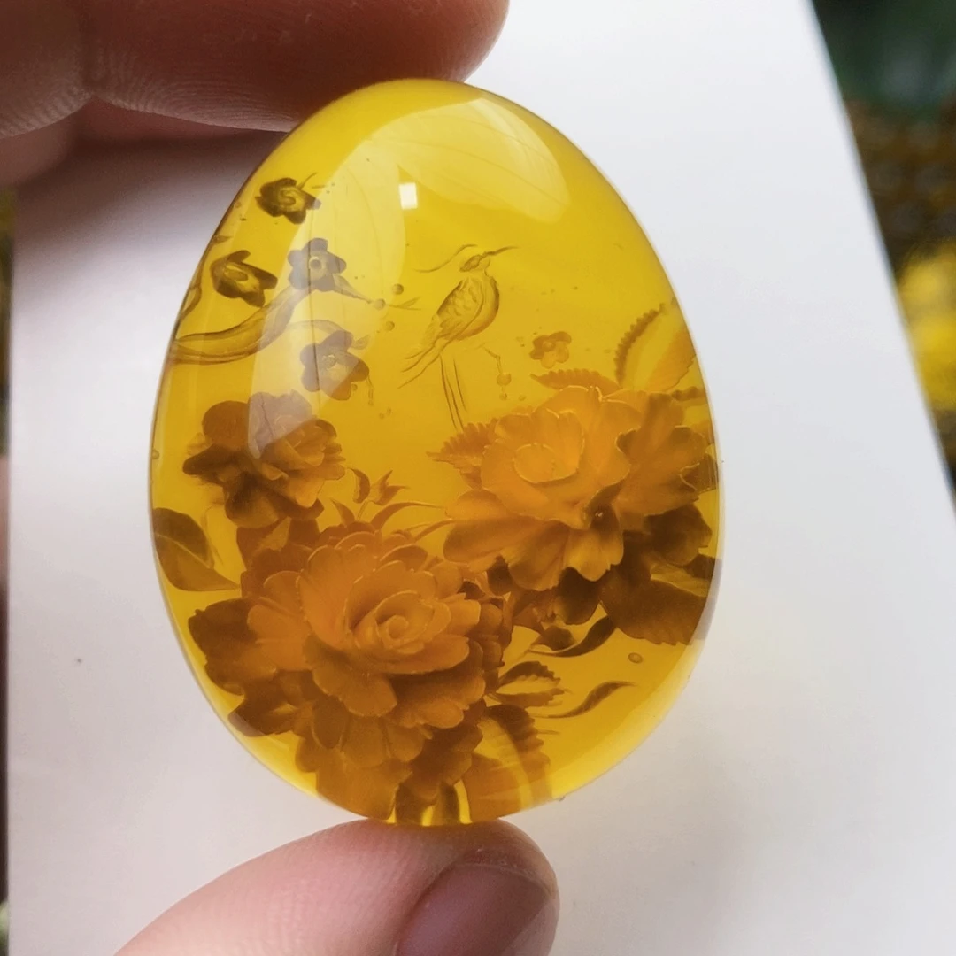 【闪购商品】蓝珀吊坠(不含链)未镶嵌