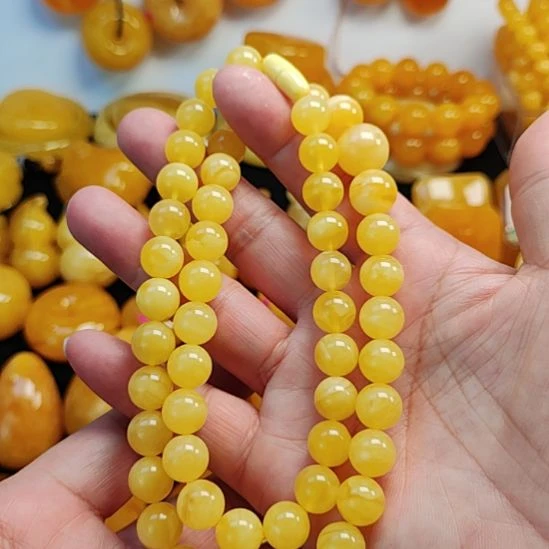 蜜蜡未镶嵌项圈妈妈链1O十