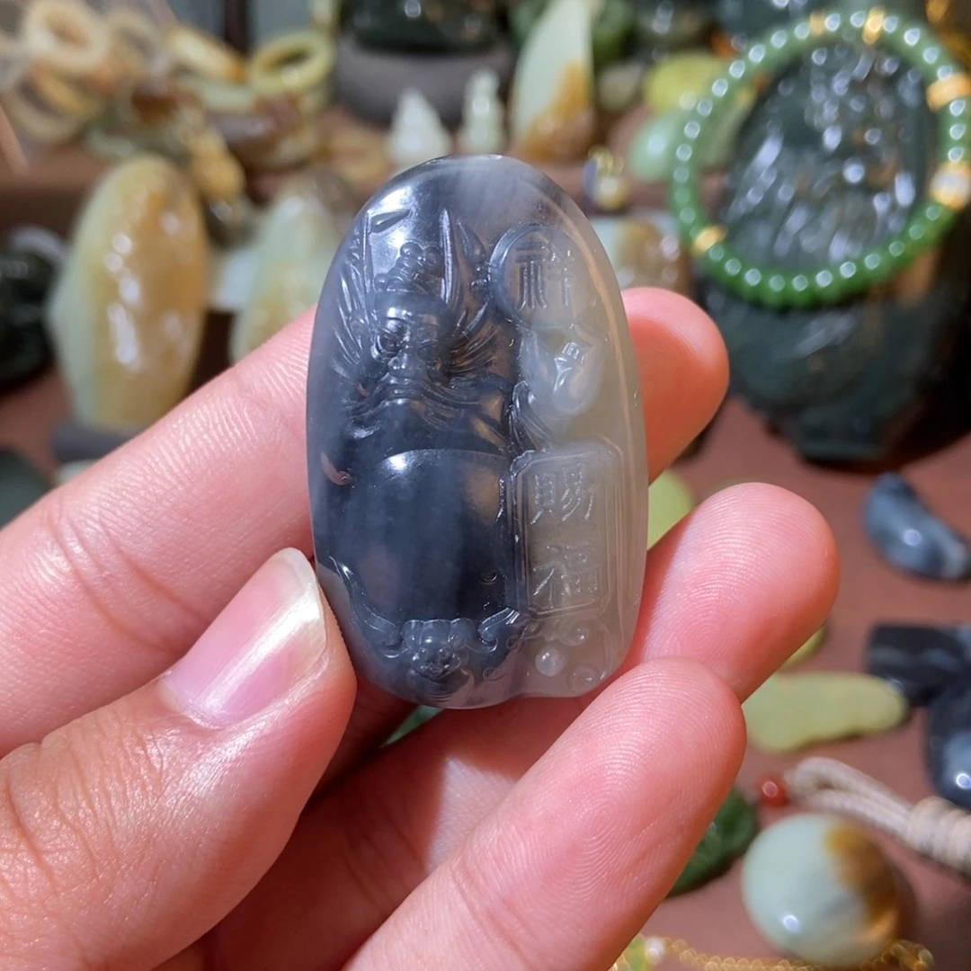 和田玉未镶嵌挂件