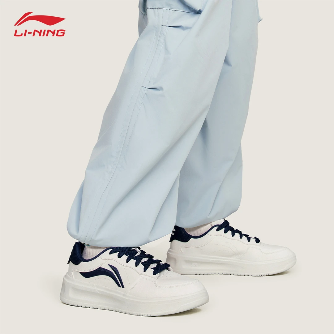 李宁元宵男鞋板鞋官方正品增高轻软低帮潮流运动2025新款休闲鞋