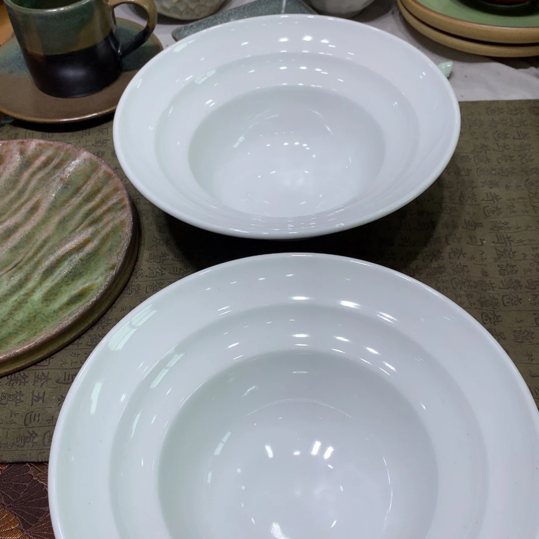 陶景德镇粗陶复古盘碗微瑕