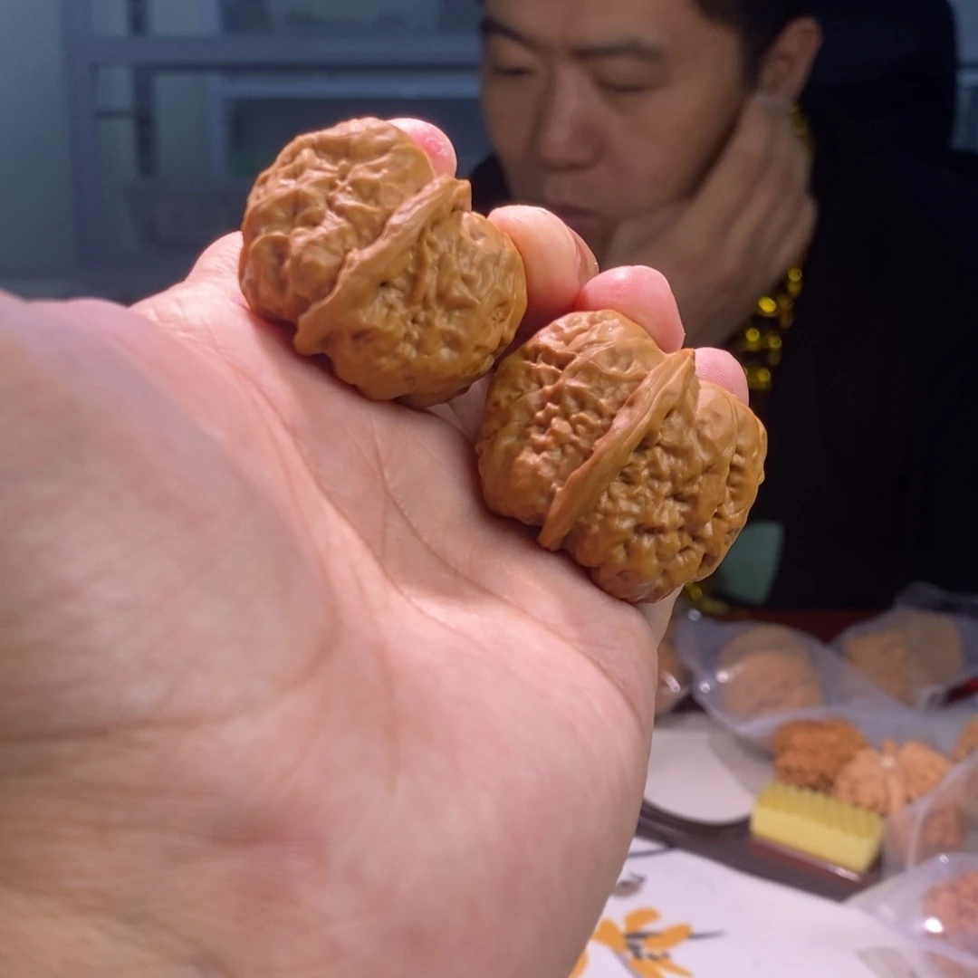 文玩核桃把件蛤蟆头040