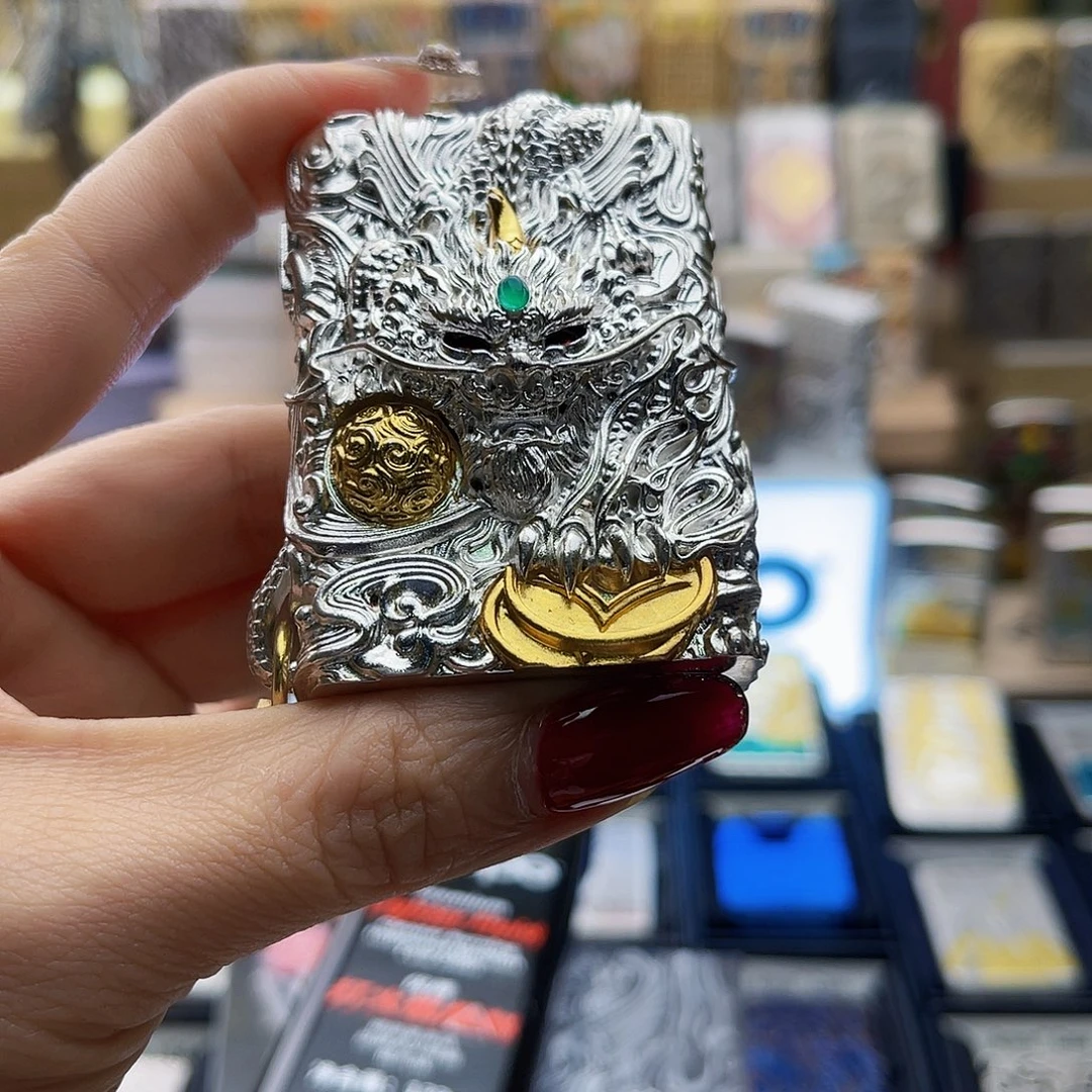 ***ㅤ铜钢灵动貔貅打火机