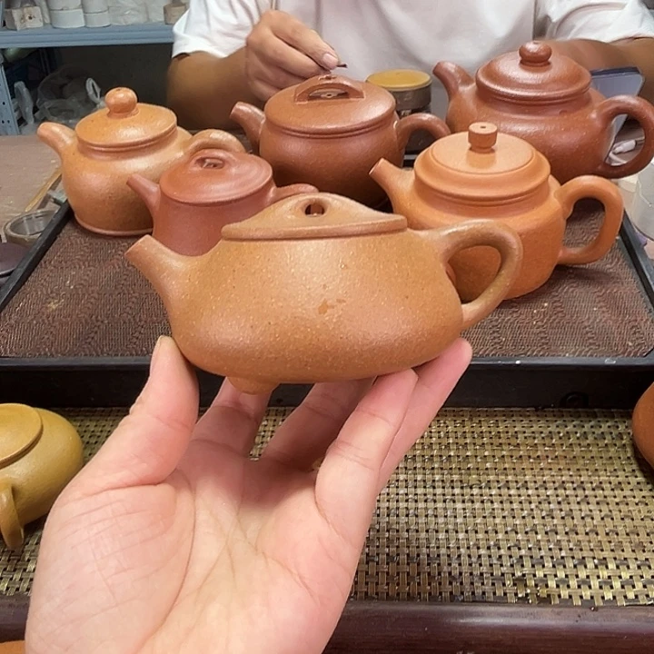 茶壶紫砂石瓢160毫升