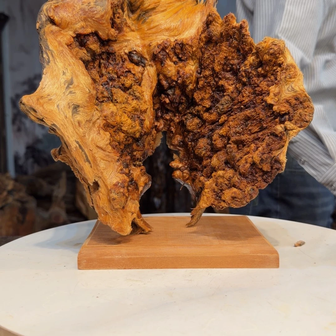 老***号木三丰琥珀木 天然摆件6
