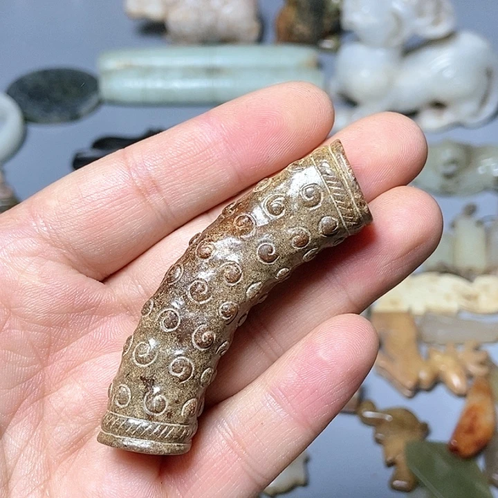 和田玉未镶嵌颈饰135