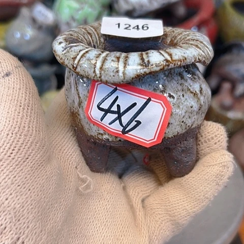粗陶花盆手工花盆制作