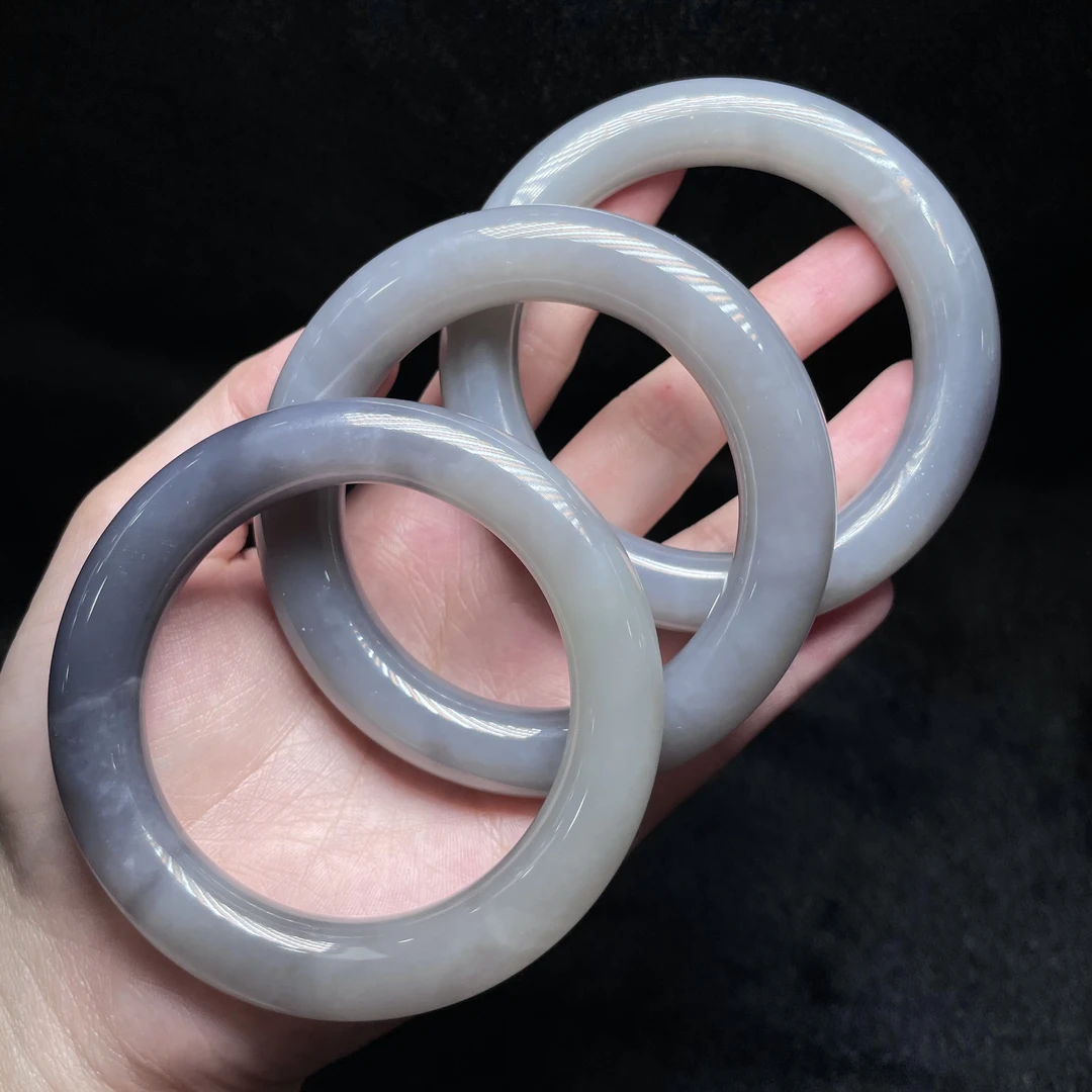 【玉氏珠宝】和田玉烟紫手镯 多样性发一 CANYF0010135