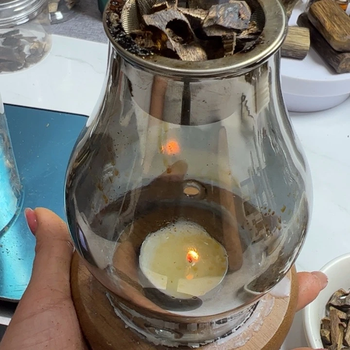 沉香沉香枕沉香蜡烛炉