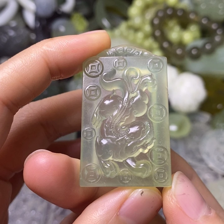 岫玉天然岫玉挂件未镶嵌