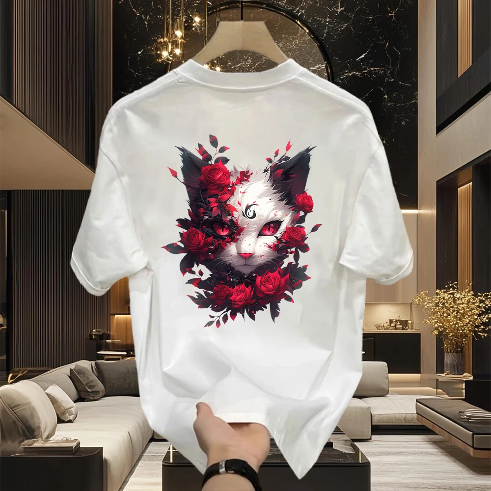 美式痞帅重磅短袖T恤男女款夏季ins潮牌街头宽松百搭圆领上衣半袖