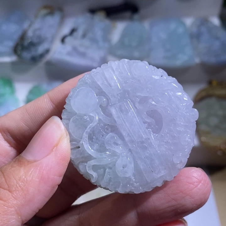 【闪购商品】颈饰未镶嵌翡翠八破