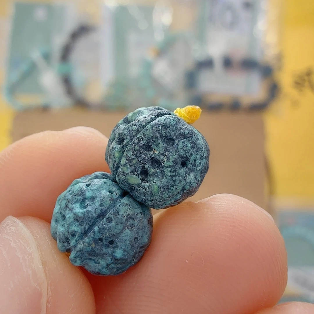 绿松石18K金镶嵌珠宝奇石