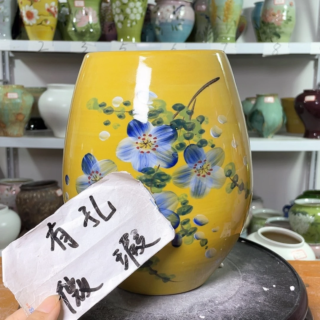 景德镇陶瓷花盆微瑕236